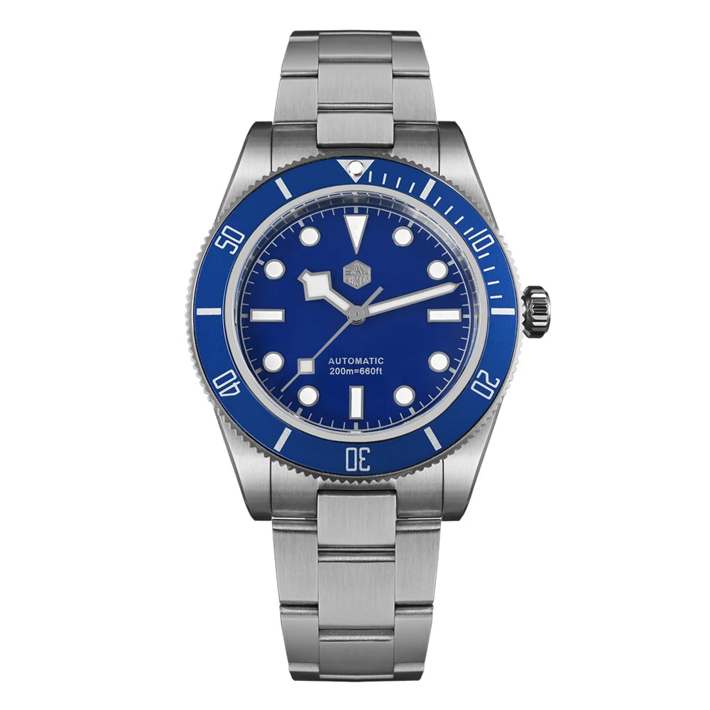 San Martin New 40mm BB58 Retro Luxury Diver Watch NH35 Automatic Mechanical Watches For Men Sapphire Luminous 20Bar Reloj SN0008