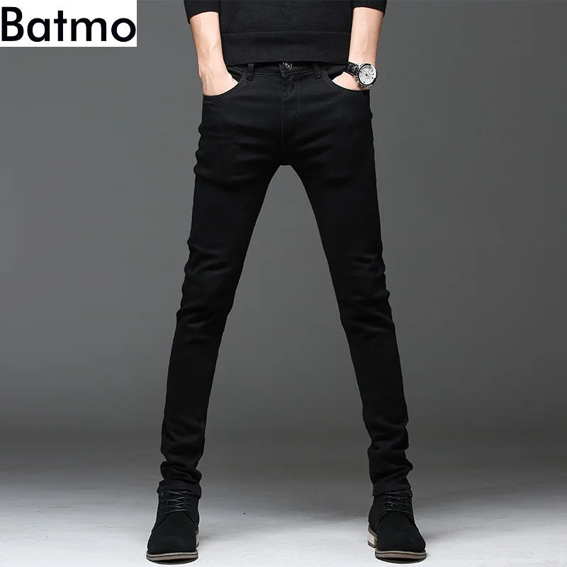 2025 New Men Stretch Skinny Jeans Male Designer Brand Super Elastic Straight Trousers Jeans Slim Fit Fashion Jeans 2108
