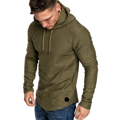 Slim Solid Sports Hoodie