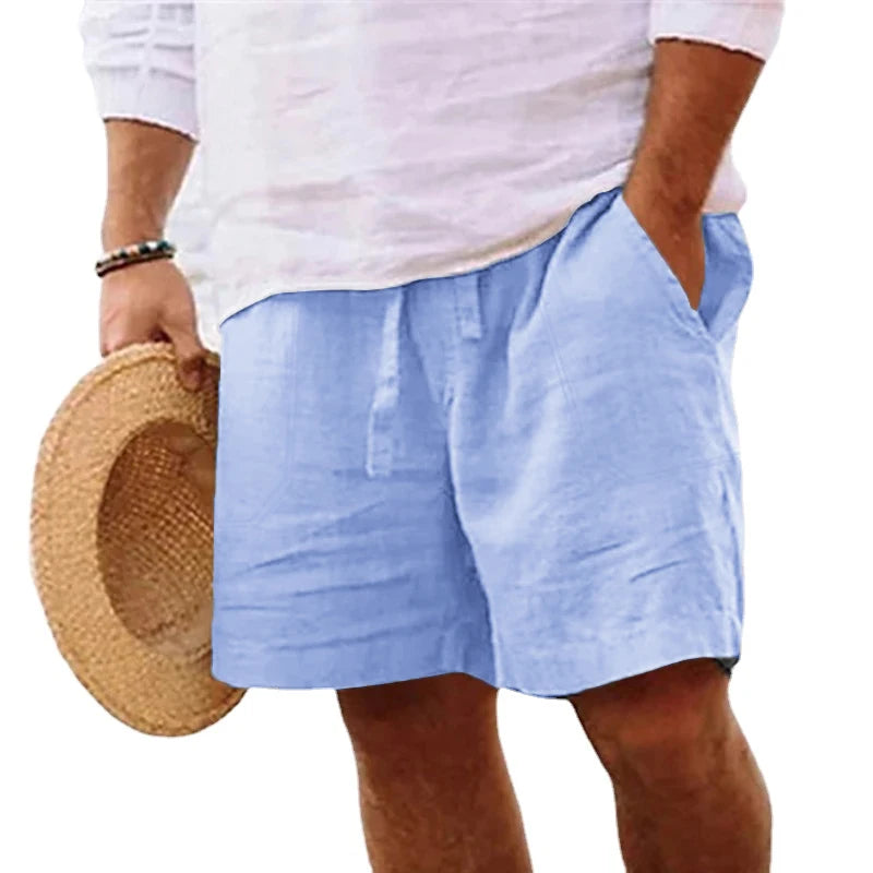 Loose Cotton Gym Shorts