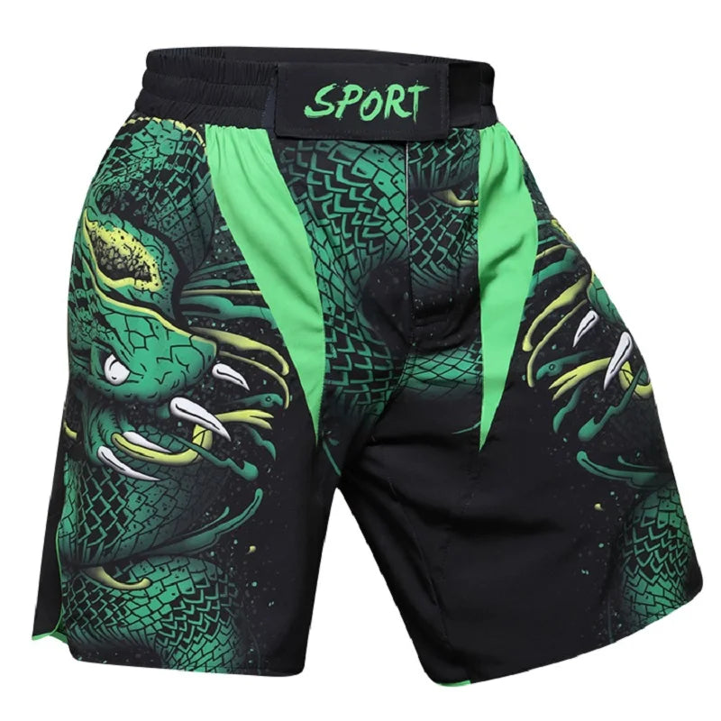 Green MMA Fight Shorts