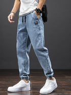 Drawstring Baggy Cargo Jeans