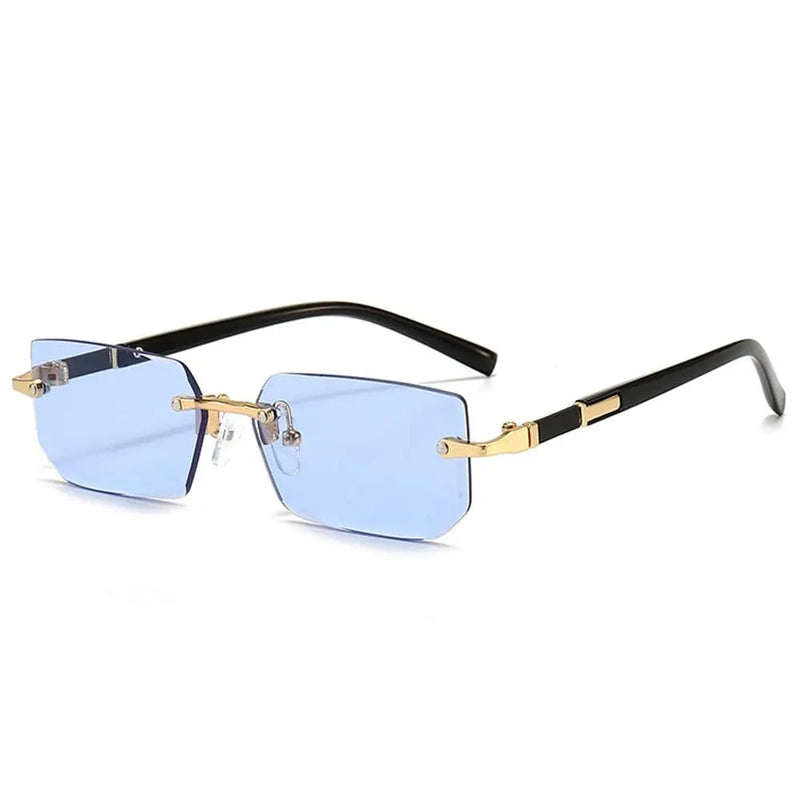 Rimless Rectangle UV400 Sunglasses
