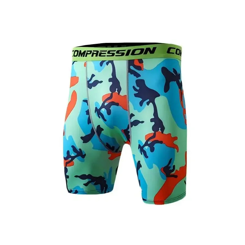 10 Styles New Men's Compression Sportswear Running Tights Men Short Quick Dry Bodybuilding Fitness Shorts Fashion Sportswear