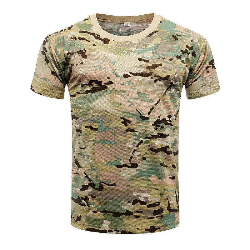 Camouflage Moisture-Wicking Tactical Tee