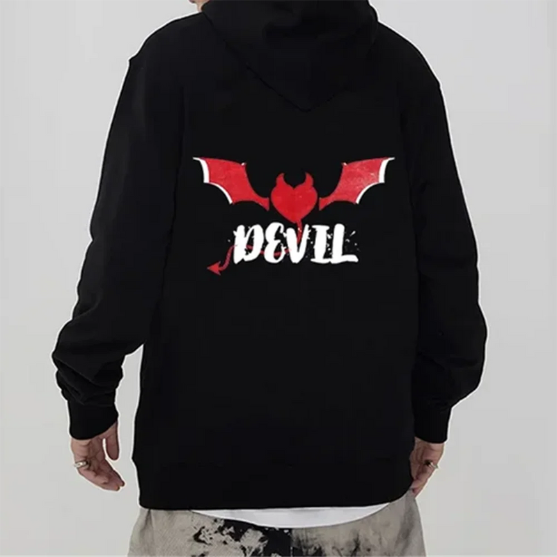 Angel Demon Couple Hoodies