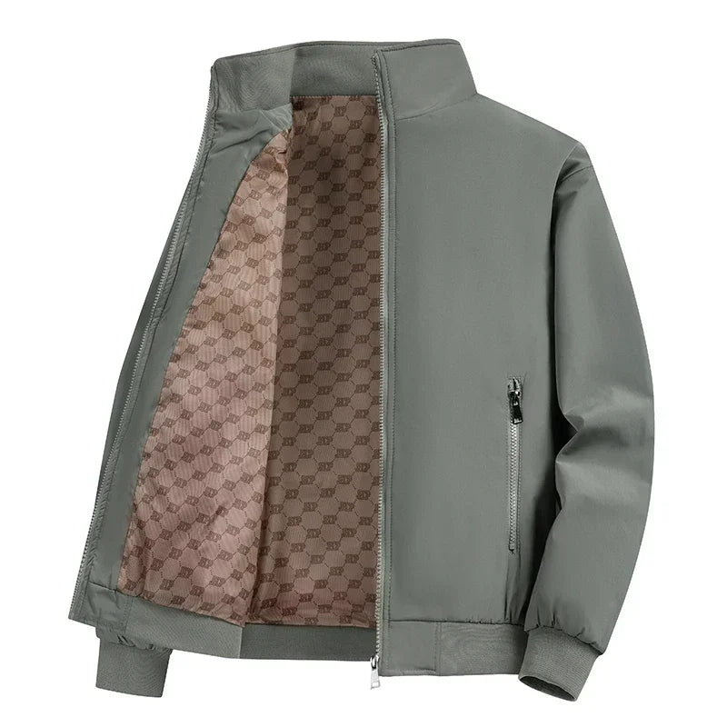 Plus Size Bomber Jackets for Men M-8XL Windproof Waterproof Coats Fashion Outwear Stand Collar Military Coats Male Clothing